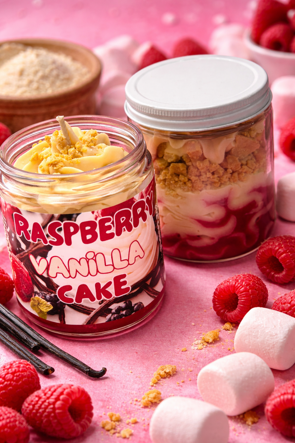 Raspberry Vanilla Cake