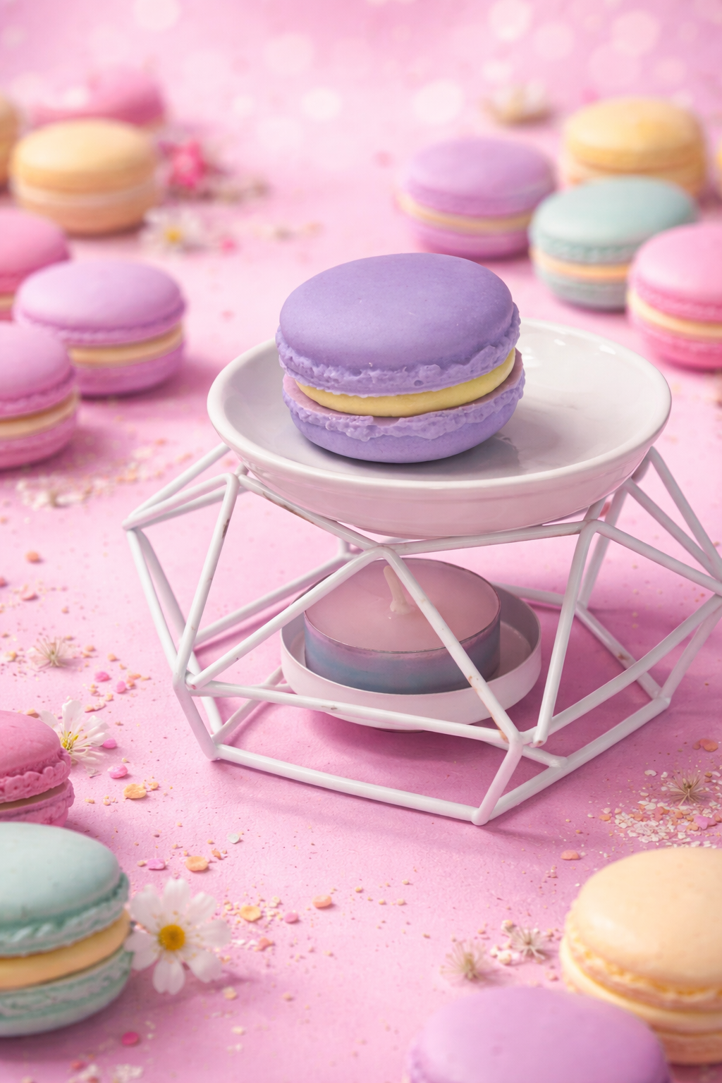 Lemon Lavender Macarons