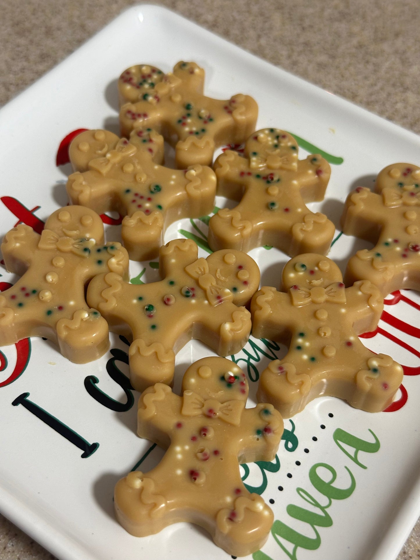 Salted Caramel Gingerbread Cookies